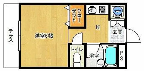 フェアリー六甲【1階】の間取り