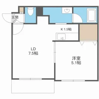コンフォートステイ南郷通(旧サムティレジデンス南郷)【302号室】の間取り