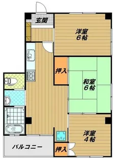 エクセル板宿【2階】の間取り