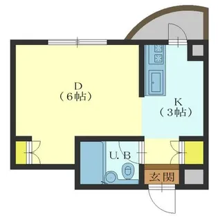 マンションPASSO【5階】の間取り