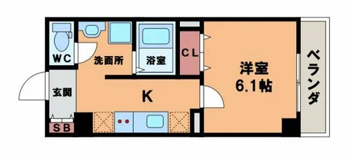 みおつくし杭全【7階】の間取り