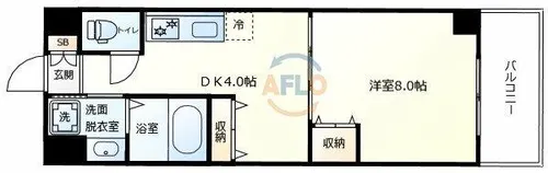 シーガルマンションⅡ【7階】の間取り