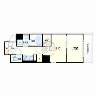 ゲートコート東三国【2階】の間取り