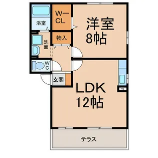 カレーラ【1階】の間取り