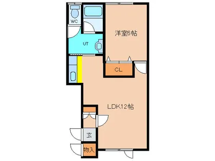 アーバンハイツ2000【202号室】の間取り