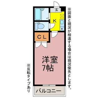 愛知県豊川市東曙町【アパート】の間取り