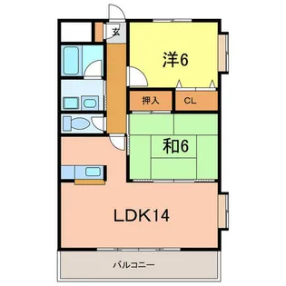 ステーシア雅Ⅱ【3階】の間取り