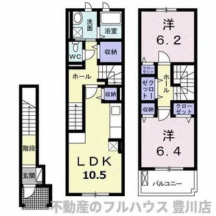 アルカンシエル【2階】の間取り