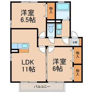 ルミエール【2階】の間取り