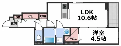 ロイヤルレジデンス巽北【1階】の間取り