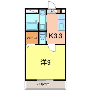 サンメゾン弘栄【1階】の間取り