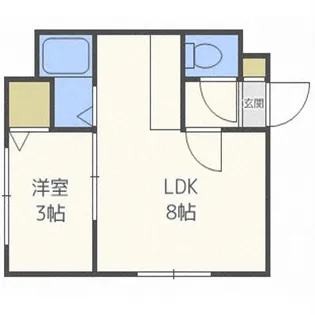 クリフ澄川【2階】の間取り
