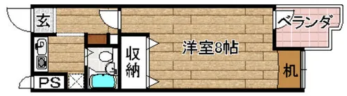 東白マンション【303号室】の間取り