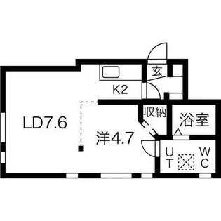 maruyama studio【3階】の間取り