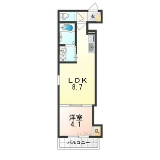 F asecia Attivo Ⅵ【3階】の間取り