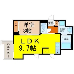 プレサンスTHE大須観音【4階】の間取り