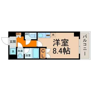 リヴシティ栄弐番館【4階】の間取り