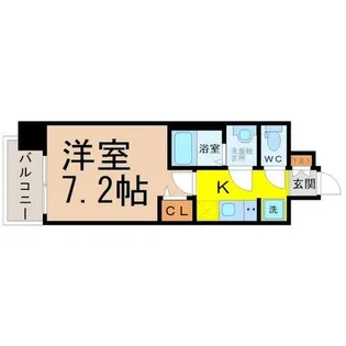 メイクスデザイン鶴舞【8階】の間取り