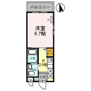 兵庫県尼崎市立花町1丁目【マンション】の間取り