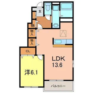 プロムナード【1階】の間取り
