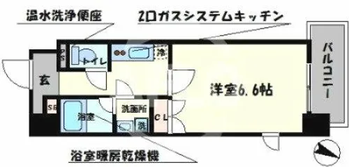 MONOLITH【8階】の間取り