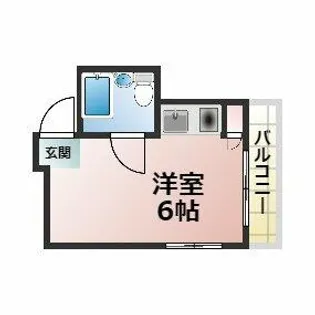 アルカディア六甲【201号室】の間取り