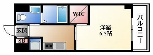 KDX千早レジデンス【10階】の間取り