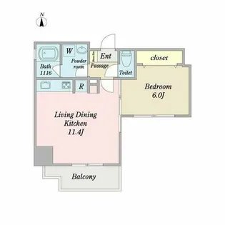 プリヴィアーレ金山【8階】の間取り