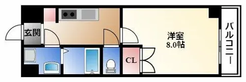 サニー鶴舞【6階】の間取り