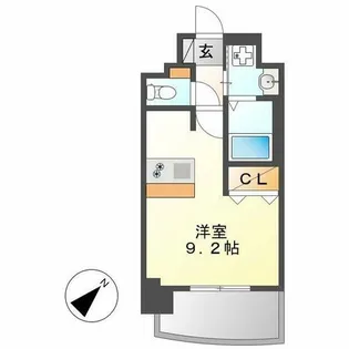 プレサンス新栄リミックス【4階】の間取り