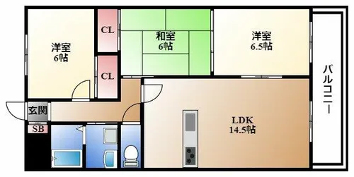 Grace城山【3階】の間取り