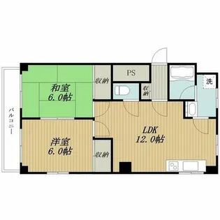 サンパーク千代田【4階】の間取り