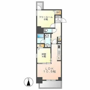 プレサンスTHE久屋大通レジェンド【7階】の間取り