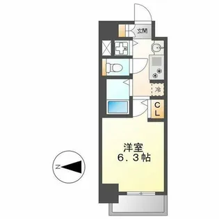 プレサンス金山グリーンパークス【9階】の間取り