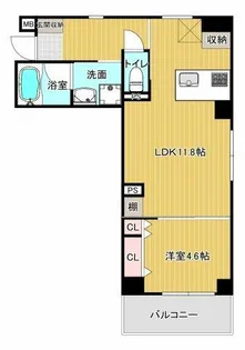 エグゼ八木北【2階】の間取り