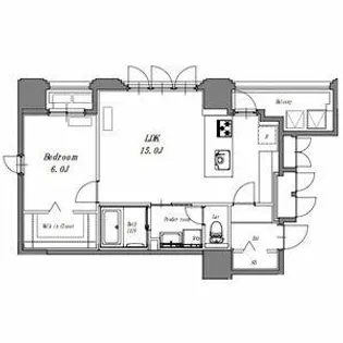 LIBERTA CARINO (リベルタカリーノ)【6階】の間取り