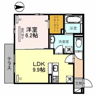 あじさい【3階】の間取り