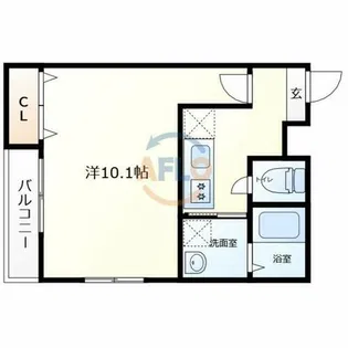 フジパレス長居西Ⅱ番館【1階】の間取り