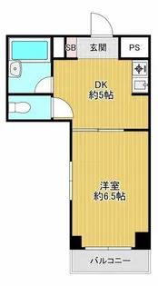 マンションタワーサイド【14階】の間取り