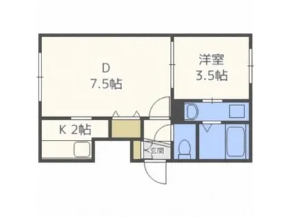 ヴェルデ【1階】の間取り