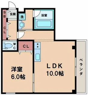 フォレスト【3階】の間取り