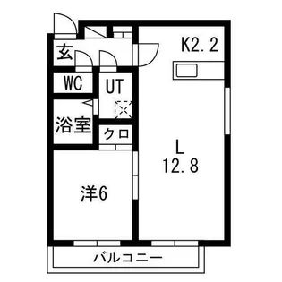 北海道札幌市中央区南十条西6丁目【マンション】の間取り