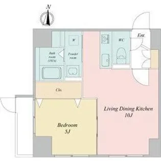 リーガルーセント【4階】の間取り