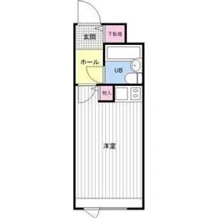 ダイアパレス大通第2【2階】の間取り