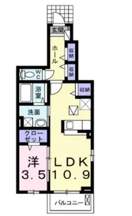 兵庫県宝塚市山本丸橋2丁目【アパート】の間取り