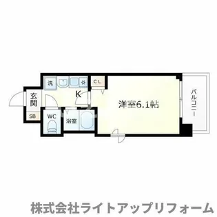 エステムコート神戸西Ⅱ【3階】の間取り