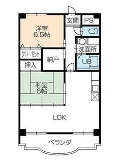みゆきサンプラザ【2階】の間取り