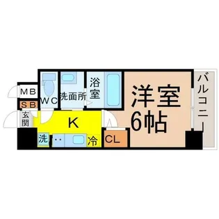 エステムコート名古屋ステーションクロス【3階】の間取り