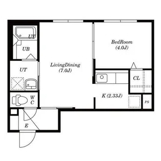 glife-1st【306号室】の間取り
