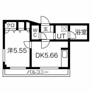 AビルNo.2【4階】の間取り